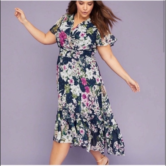 lane bryant high low dress